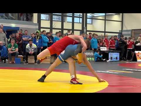 RINGEN DM 23 A-Jugend / Runde 1 65kg GR Philip Trapp vs. Iven Anton