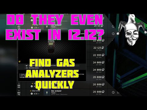 Gas Analyzers in EFT 12.12 - Strategy Find them Quick!