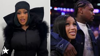 Cardi B Steps Out After Giving Birth To Baby No. 4