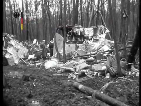 Nachrichten vom 25.3.1952 über den Flugzeugabsturz bei Frankfurt