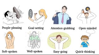 20 Powerful Action-Verb Compound Adjectives You Need for Daily English | English vocabulary