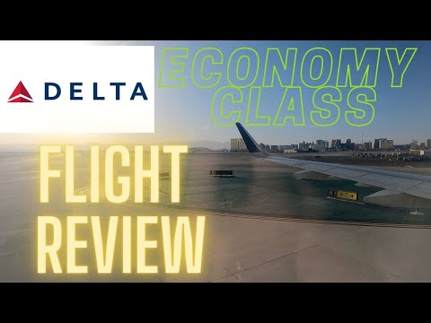 Flight Review | Delta Airlines (Economy) Airbus A321 | Detroit-Las Vegas (DTW-LAS)  | 4K