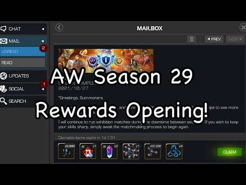 My AW Season 29 Rewards Opening Featuring A Beat Made By Me!