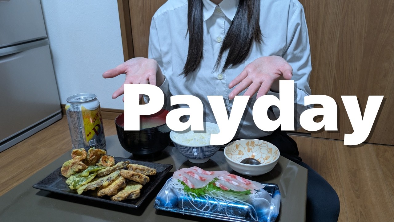 Payday in Japan 🇯🇵 | Quiet Life at 24 | Tempura, Sashimi & Beer Night