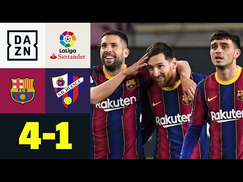 Xavi-Rekord eingestellt! Messi mit Traumtor im 767. Spiel: Barcelona - Huesca 4:1 | LaLiga | DAZN