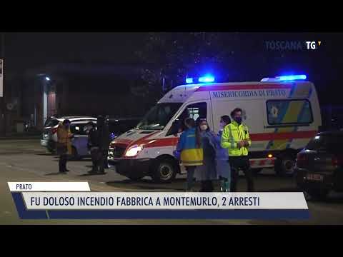 2022-08-05 PRATO - FU DOLOSO INCENDIO FABBRICA A MONTEMURLO, 2 ARRESTI