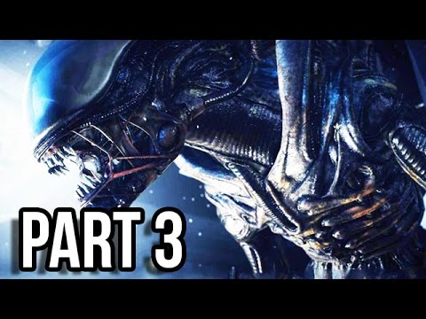 OMG SO SCARY! FIRST ALIEN ENCOUNTER! Alien Isolation Gameplay Walkthrough - Part 3 (PS4 Facecam)