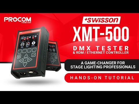 XMT-500 DMX, RDM & Ethernet Tester