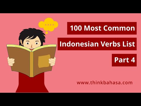 100 VERBS Every Indonesian Beginner Must Learn Part 4 | Learn Indonesian Verbs