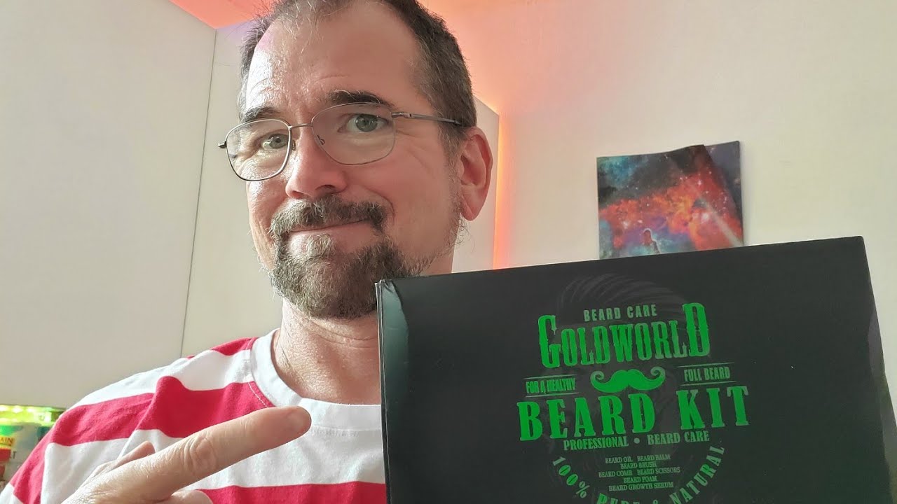 Beard Kit Beard Growth Grooming Kit  Nifty father's day gift... well if he has a beard. LOL