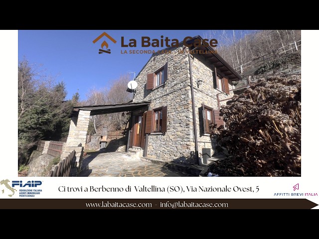 Baita singola con terreno a Morbegno SO1113CR – La Baita Case