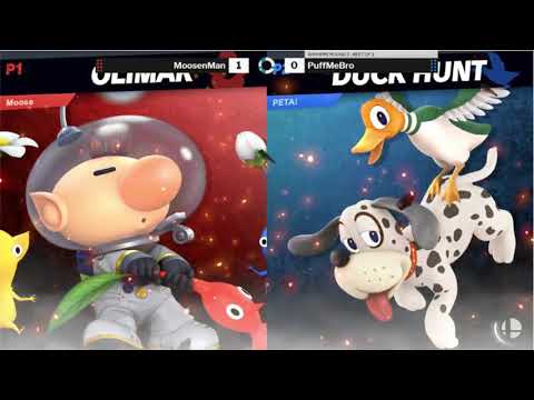 MoosenMan (Olimar) VS PuffMeBro (Duck Hunt): Sink or Swim 115