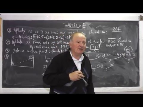 2/2 Lectia 909 Variante de teste pt. admitere in clasa 5 la Colegiul G. Moisil din Bucuresti Clasa 4