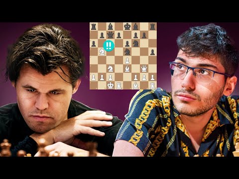 Carlsen PARALYZED By Firouzja's Stunning Knight Sac!!