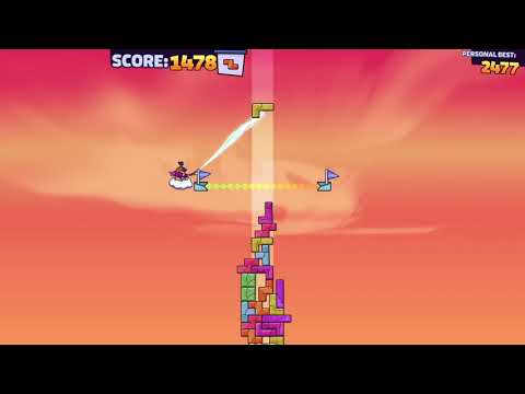 Tricky Towers Endless Race World Record - PS4 (13.02.2018)