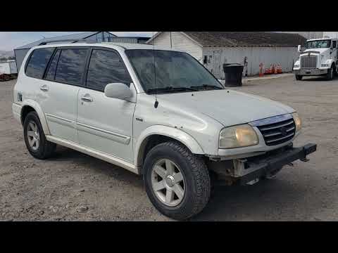 Lot59E 2002 Suzuki XL7 Aug 22 2023 Online Auction