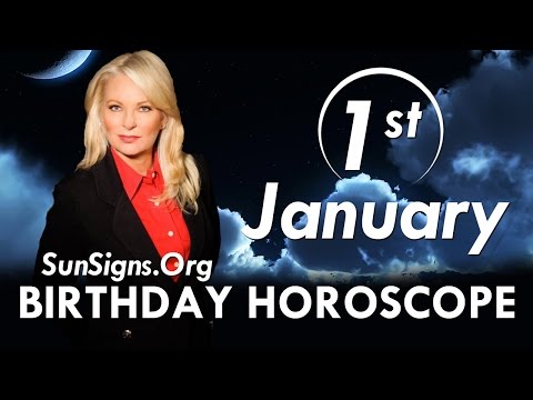 January 1 Zodiac Horoscope Birthday Personality - Capricorn - Part 1