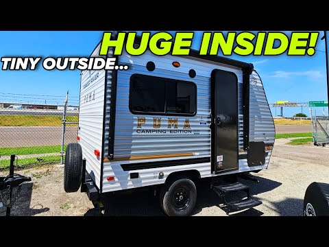 INSANELY Small but HUGE RV! Perfect for Smaller Trucks and SUVs! PUMA 121RKCE
