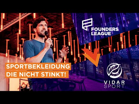 Nachhaltige Sportkleidung OHNE Plastik von VIDAR Sport - FOUNDERS LEAGUE Live Show I Folge 1