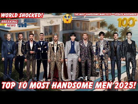 WORLD SHOCKED! Taehyung Ranks #1 in Top 10 Most Handsome Men 2025!