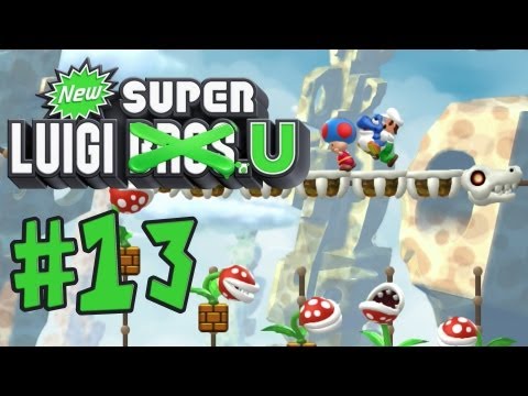 New Super Luigi U - 100% Co-op Walkthrough Part 13