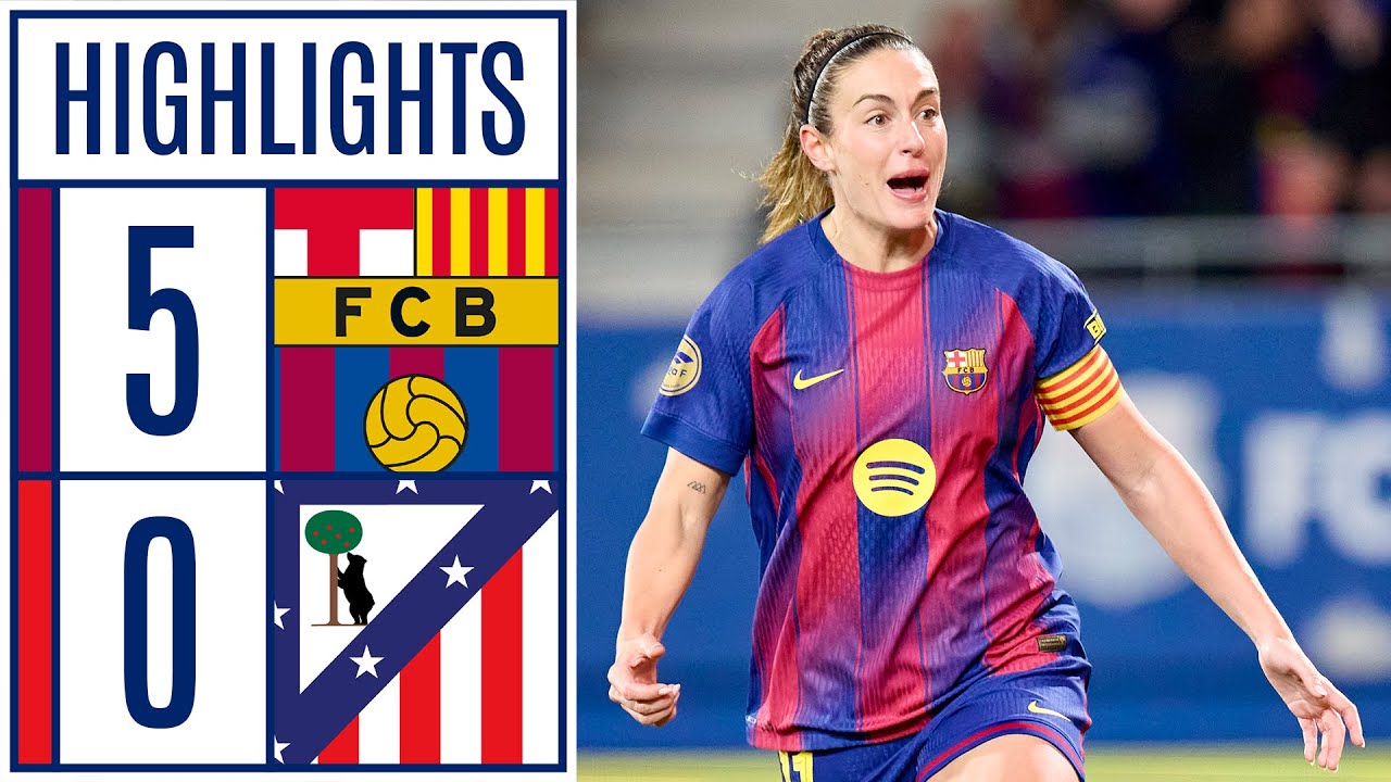 Fútbol Club Barcelona vs Club Atlético de Madrid Highlights