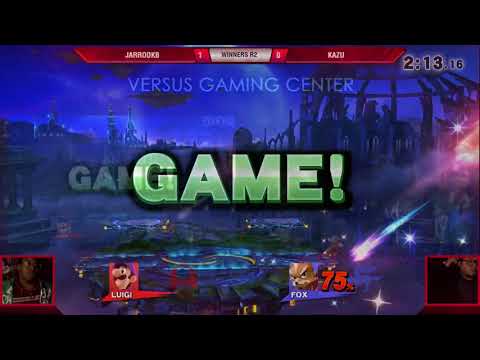 VS weekly 03/22/18 -  Winners R1 - JarrodKB (Luigi) vs. Kazu (Bayo & Fox) - Smash 4