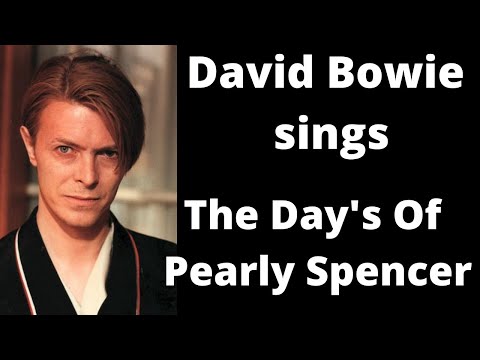 RARE!!! - David Bowie Sings  - The Days Of Pearly Spencer