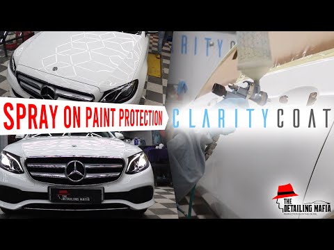 Mercedes in the Mafia’s Studio getting Ceramic Coating and Spray on PPF | The Detailing Mafia