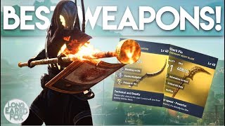 Assassin's Creed Origins | BEST ENDGAME WEAPONS & HOW TO GET THEM! - Fire Sword, Fire Staff & MORE!