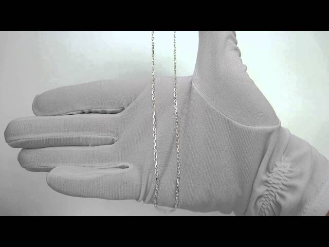 Срібний ланцюжок тонкий "Якір" ехм20 Відео огляд