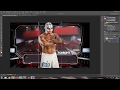Photoshop WWE "Как сделать виртуальные бои" 