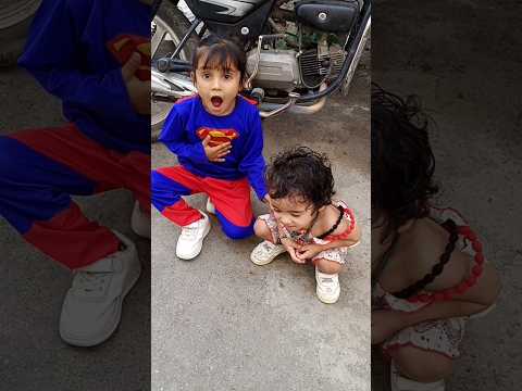 Aaj to Beti ko Supergirl ne bachha lia😳😢 #shorts #youtubeshorts #viral