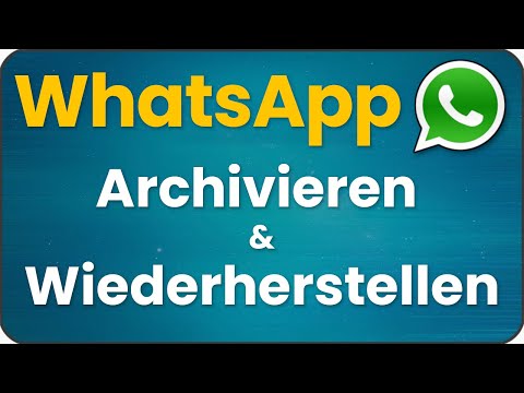Restore archived WhatsApp chats & archive chats