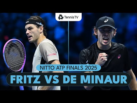 Taylor Fritz vs Alex De Minaur HIGH STAKES Match | Nitto ATP Finals 2025 Highlights