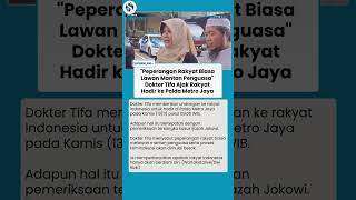 Dokter Tifa Ajak Rakyat! Hadir ke Polda Metro Dampingi Pemeriksaan Kasus Ijazah
