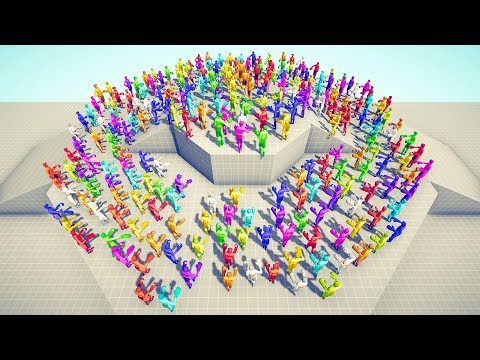 200x MELEE UNITS BATTLE ROYALE - Totally Accurate Battle Simulator TABS