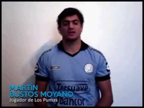Martín Bustos Moyano, jugador de los Pumas y socio de Belgrano