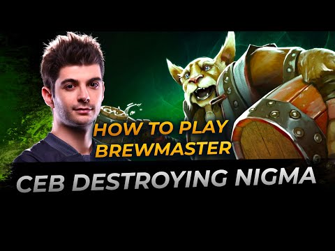 Ceb Destroys Nigma with Brewmaster - Dota 2 Replay Full Gameplay