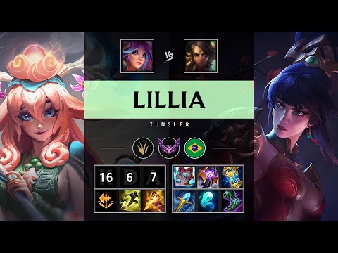 Lillia Jungle vs Nidalee - BR Master Patch 25.17