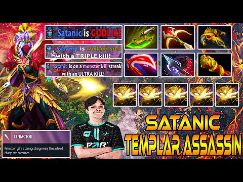 POV Satanic Templar Assassin Godlike Ultra Kills Vs Liquid - Dota 2 Pro Gameplay