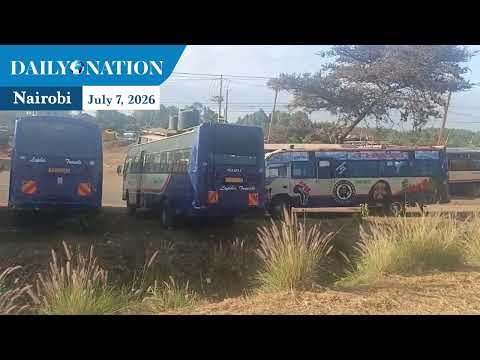 Saba Saba commemoration: Commuters stranded as matatus remain parked in Ruiru