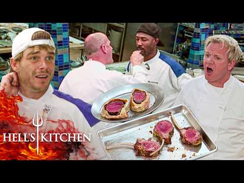 Both Teams Kicked Out as Chef Picks a Fight With Sous-Chef Scott | Hell's Kitchen Full Service