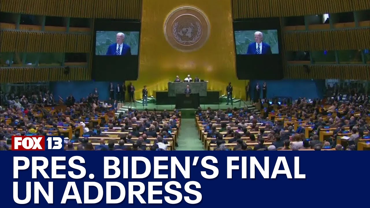 President Biden makes final U.N. address | FOX 13 Seattle