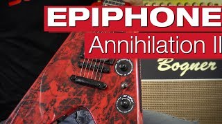 Video thumbnail for Epiphone Jeff Waters Annihilation-II (Was kann die Gitarre?) by session