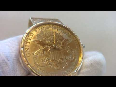 Corum solid gold US $20 gold coin watch