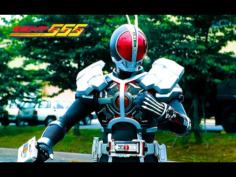 Kamen Rider Faiz (AXEL FORM) - Fight Scene 【画質補正1080p 60fps】