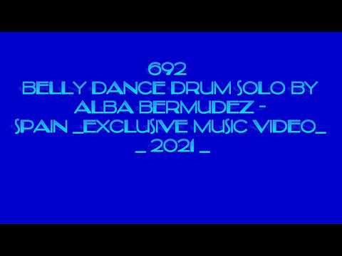 692 Belly dance Drum Solo by Alba Bermudez   Spain  Exclusive Music Video    2021  1