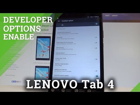 How to Allow Developer Options on LENOVO Tab 4 LTE - Enable OEM Unlock |HardReset.Info