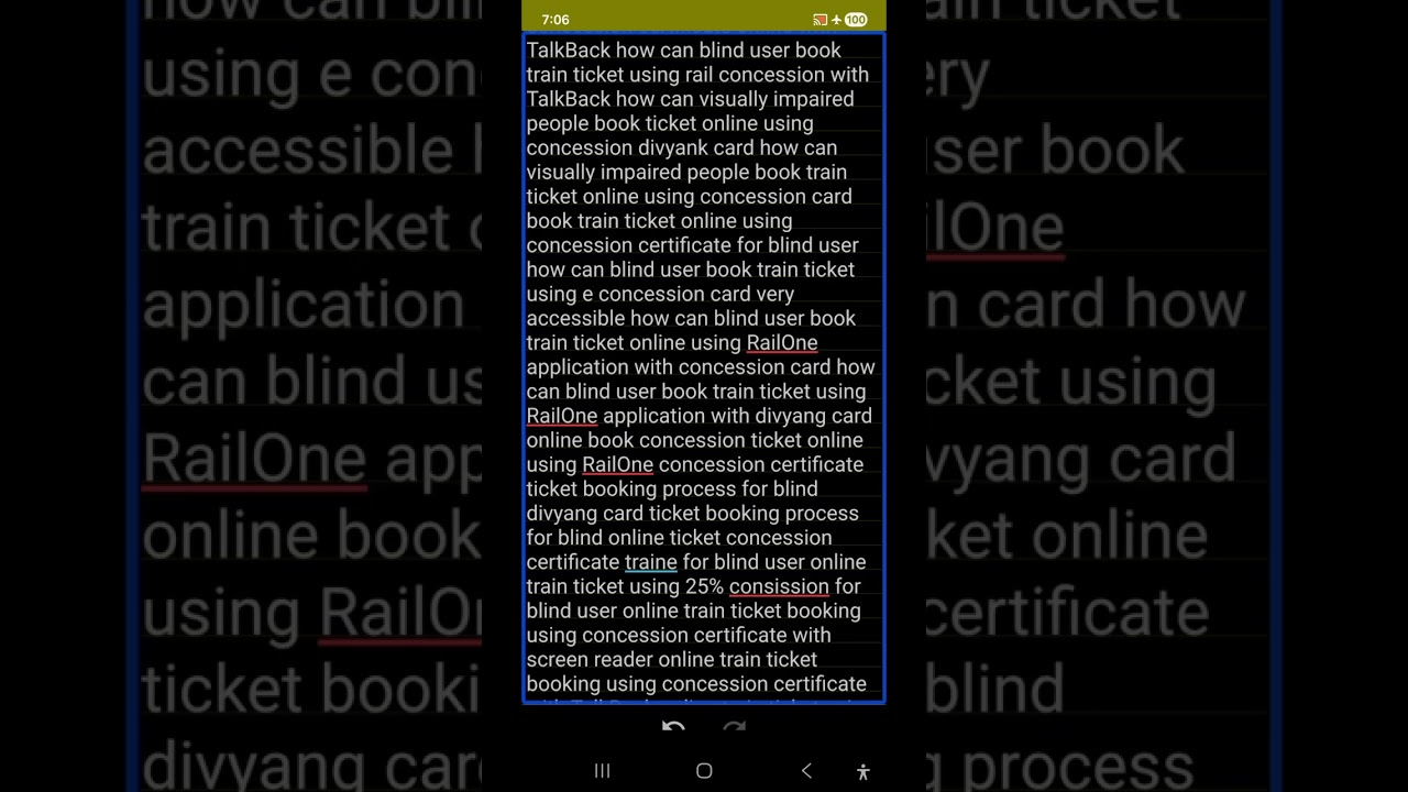 book train ticket using concession certificate for blind RailOne divyang card ticket booking online